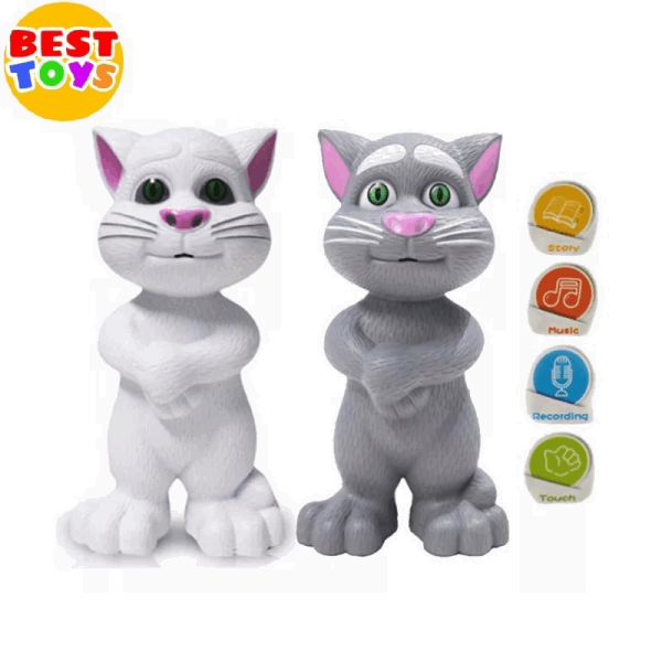 BestToys Световые и звуковые игрушки Говорящий Том маленький | Talking Tom